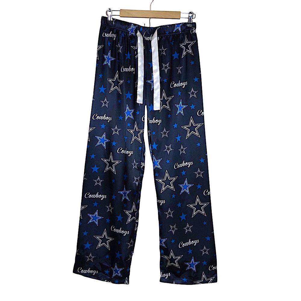 Dallas‎ Cowboys Authentic Silky Feels Navy White Waist string Pajama Pants S